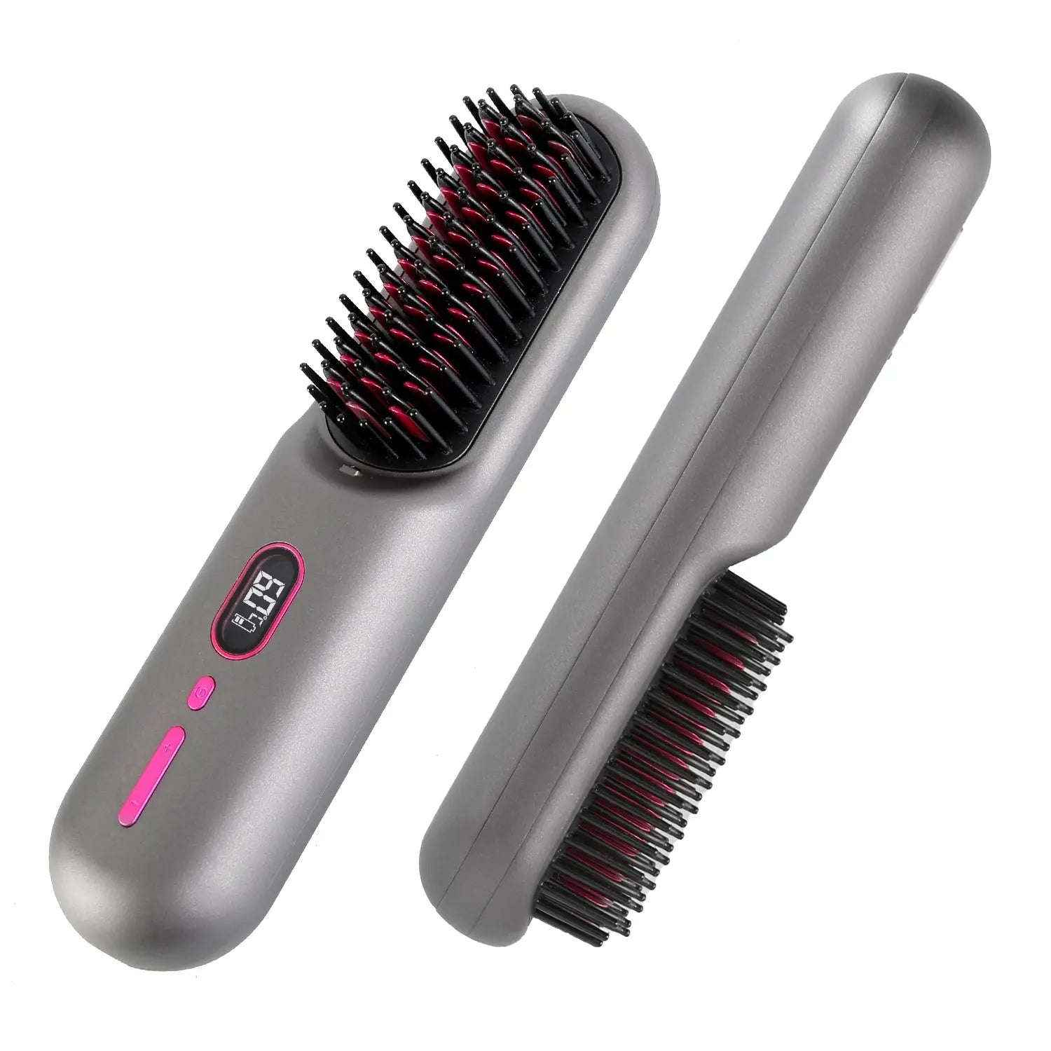 Cordless hair straightener brush — additional view 5