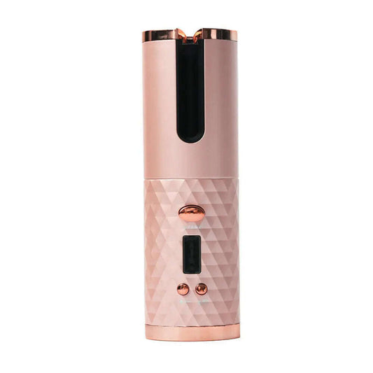 Cordless Wireless Hair Curler Splashis 5000mAh Battery 6 Temperature Settings adjustableheat Alternating Curls Anti-Scald Design Anti-Tangle Technology At-Home Salon Auto Curler Auto Shut-Off auto-rotating Automatic Rotation Beauty Gadget