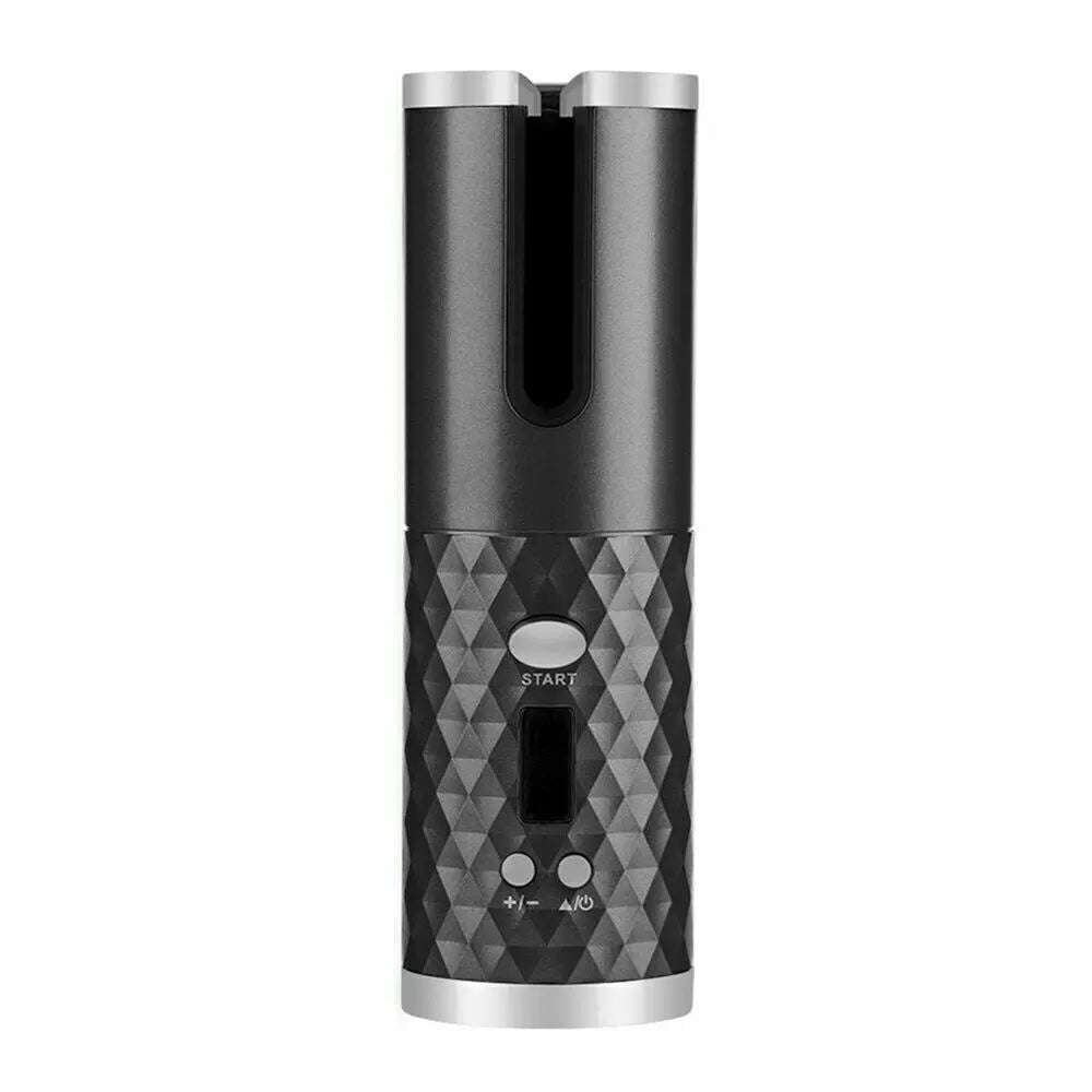 Cordless Wireless Hair Curler Splashis 5000mAh Battery 6 Temperature Settings adjustableheat Alternating Curls Anti-Scald Design Anti-Tangle Technology At-Home Salon Auto Curler Auto Shut-Off auto-rotating Automatic Rotation Beauty Gadget