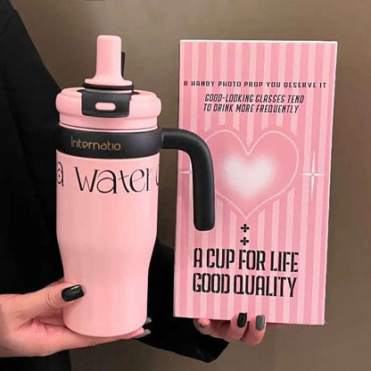 Cute Insulated Travel Tumbler Splashis 550ml tumbler aesthetic water bottle anime tumbler anti-spill tumbler back to school water bottle BPA free tumbler character lid tumbler character water bottle cute coffee cup cute gift ideas cute