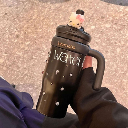 Cute Insulated Travel Tumbler Splashis 550ml tumbler aesthetic water bottle anime tumbler anti-spill tumbler back to school water bottle BPA free tumbler character lid tumbler character water bottle cute coffee cup cute gift ideas cute