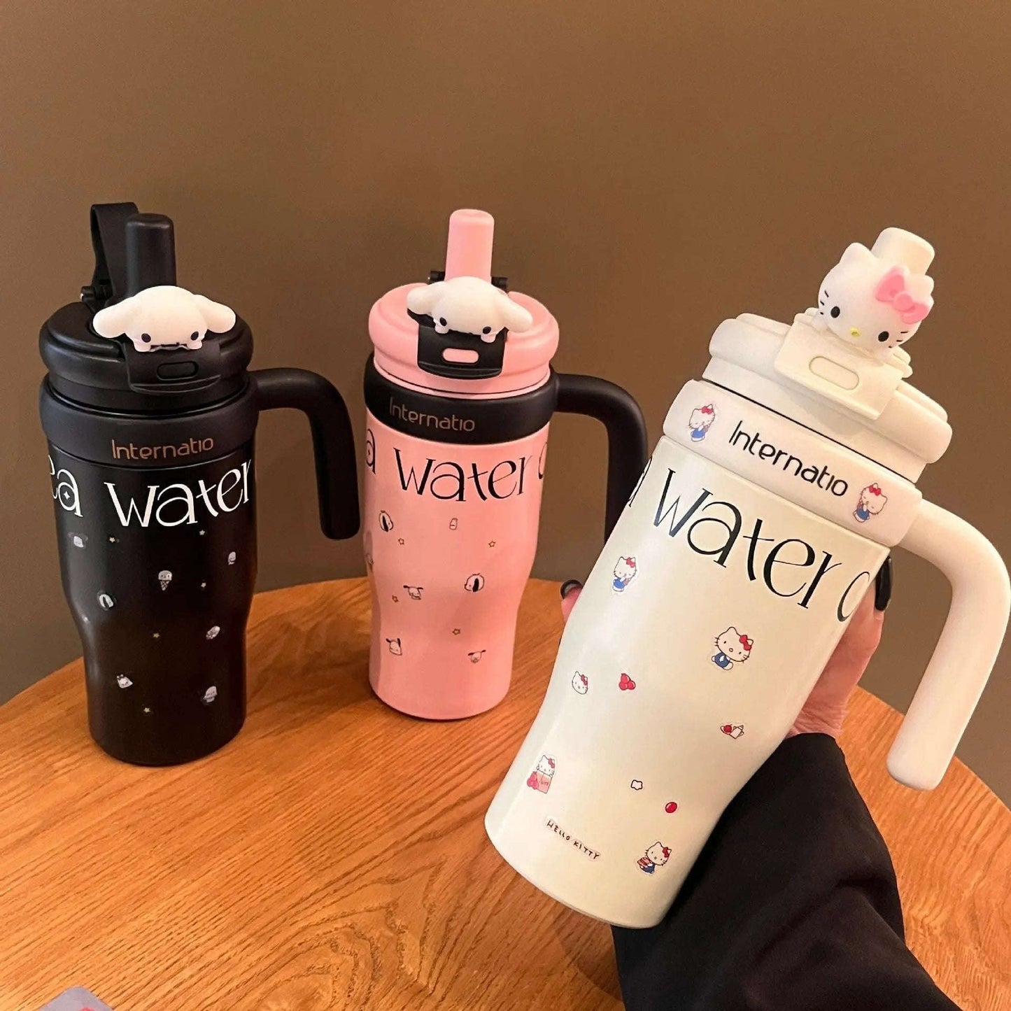 Cute Insulated Travel Tumbler Splashis 550ml tumbler aesthetic water bottle anime tumbler anti-spill tumbler back to school water bottle BPA free tumbler character lid tumbler character water bottle cute coffee cup cute gift ideas cute