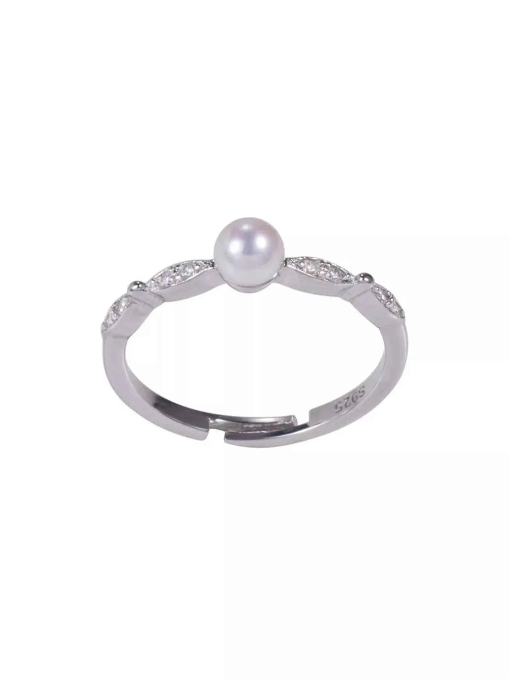 Pearl ring in 925 sterling silver — additional view 5