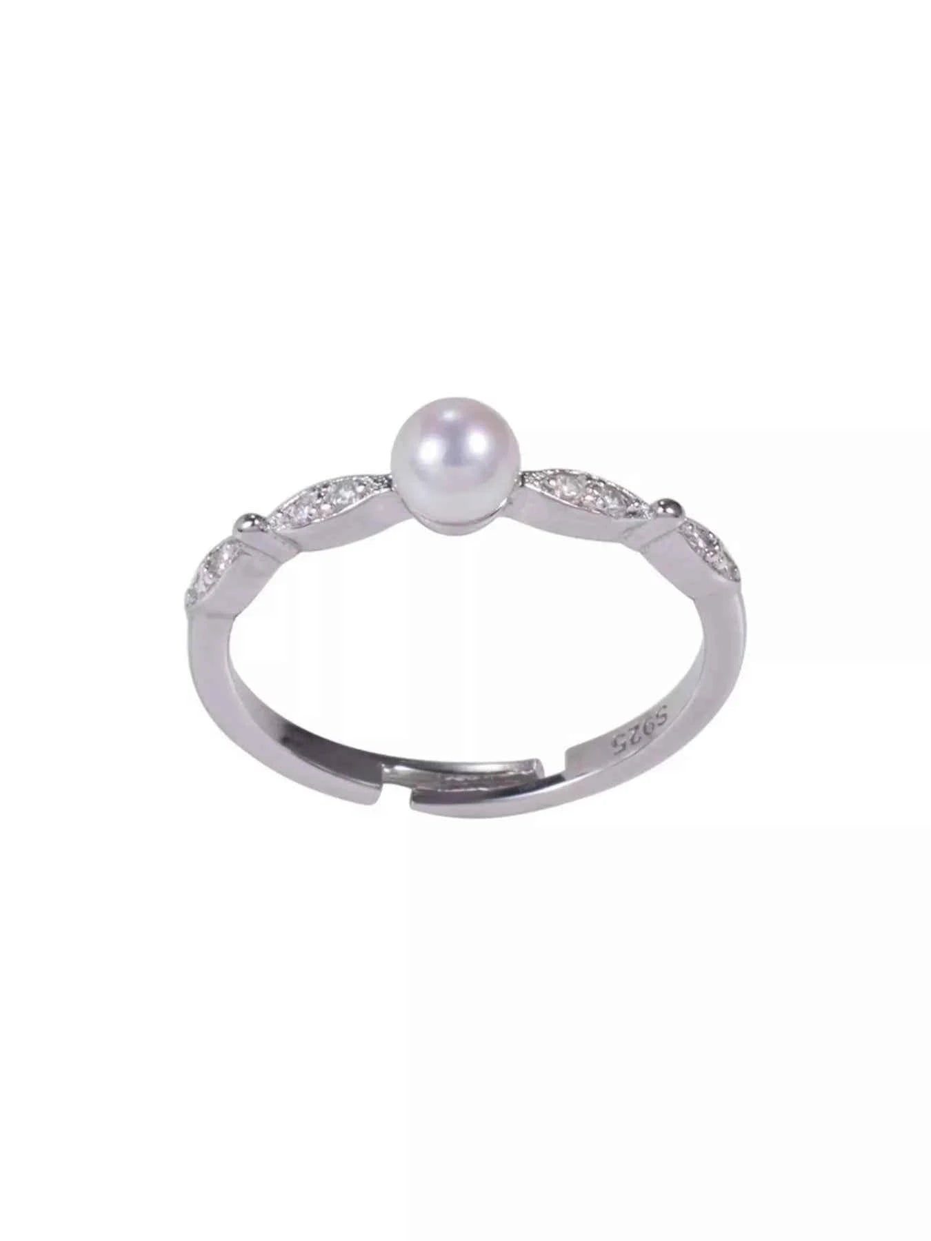 Pearl ring in 925 sterling silver — additional view 5
