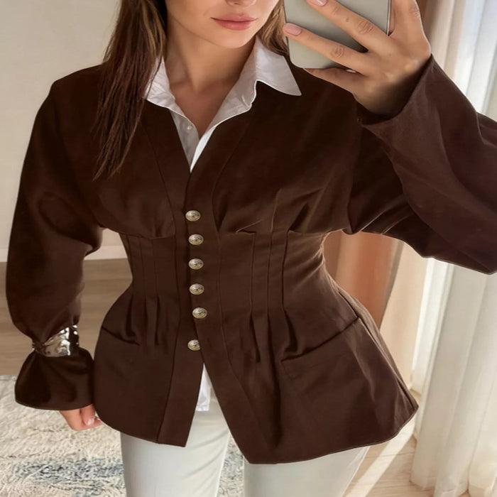 Button-down long sleeve jacket — primary view Main image