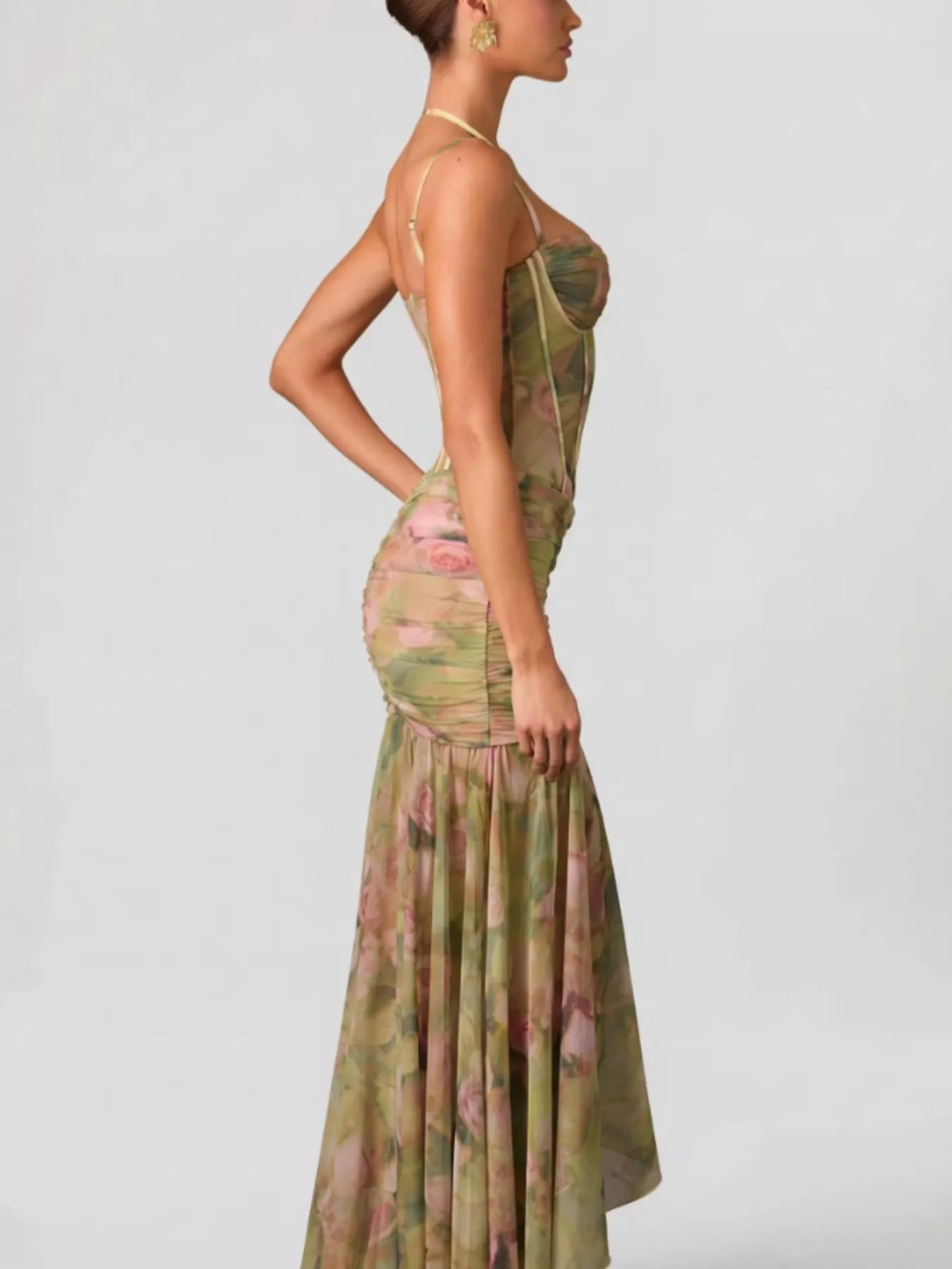 Sweetheart Neck Slit Maxi Dress-Maxi Dress.-Splashis-Splashis