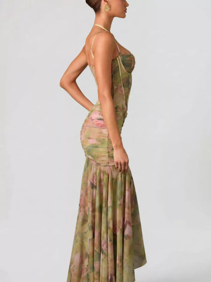 Sweetheart Neck Slit Maxi Dress-Maxi Dress.-Splashis-Splashis