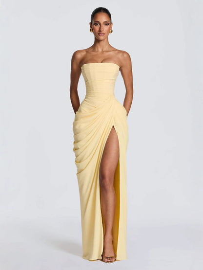 Asymmetrical Off-Shoulder Bodycon Dress - Splashis