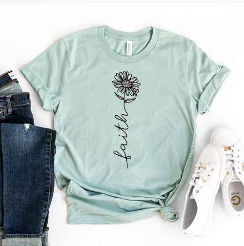 Faith slogan t-shirt — primary view Huvudsaklig produktbild