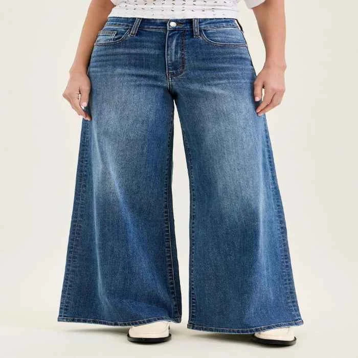 High-waist tummy control flare jeans — primary view Main image