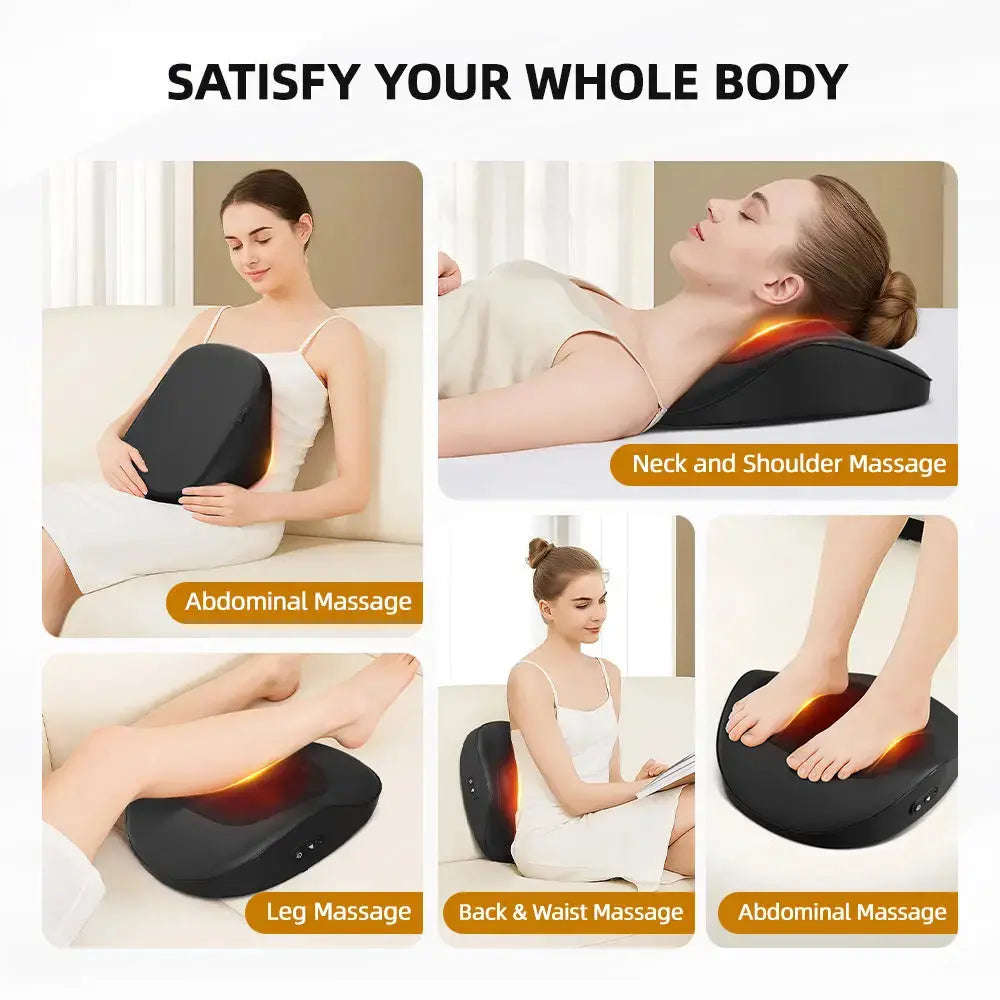 Dual-Rotation Full Body Massager Splashis acupressure massage acute pain relief alignment therapy arch pain arthritis relief at-home massage back massager blood flow enhancer budget-friendly massage calf relief car seat massager carpal tunnel