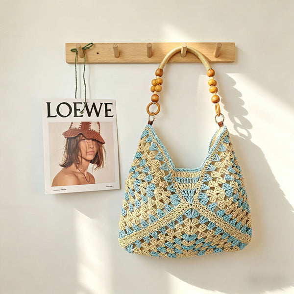 Shoulder bag shown styled with an outfit
