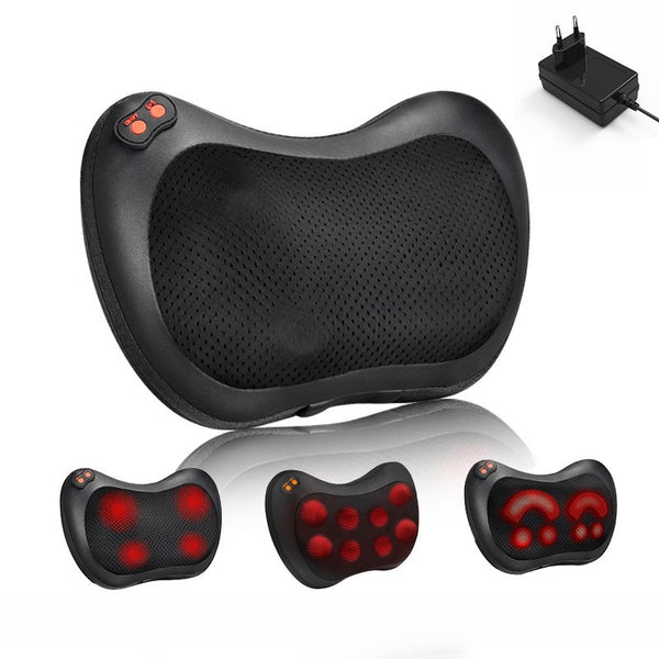 Massage pillow shown from side angle