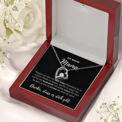Heart Shape Zirconia Necklace - Splashis
