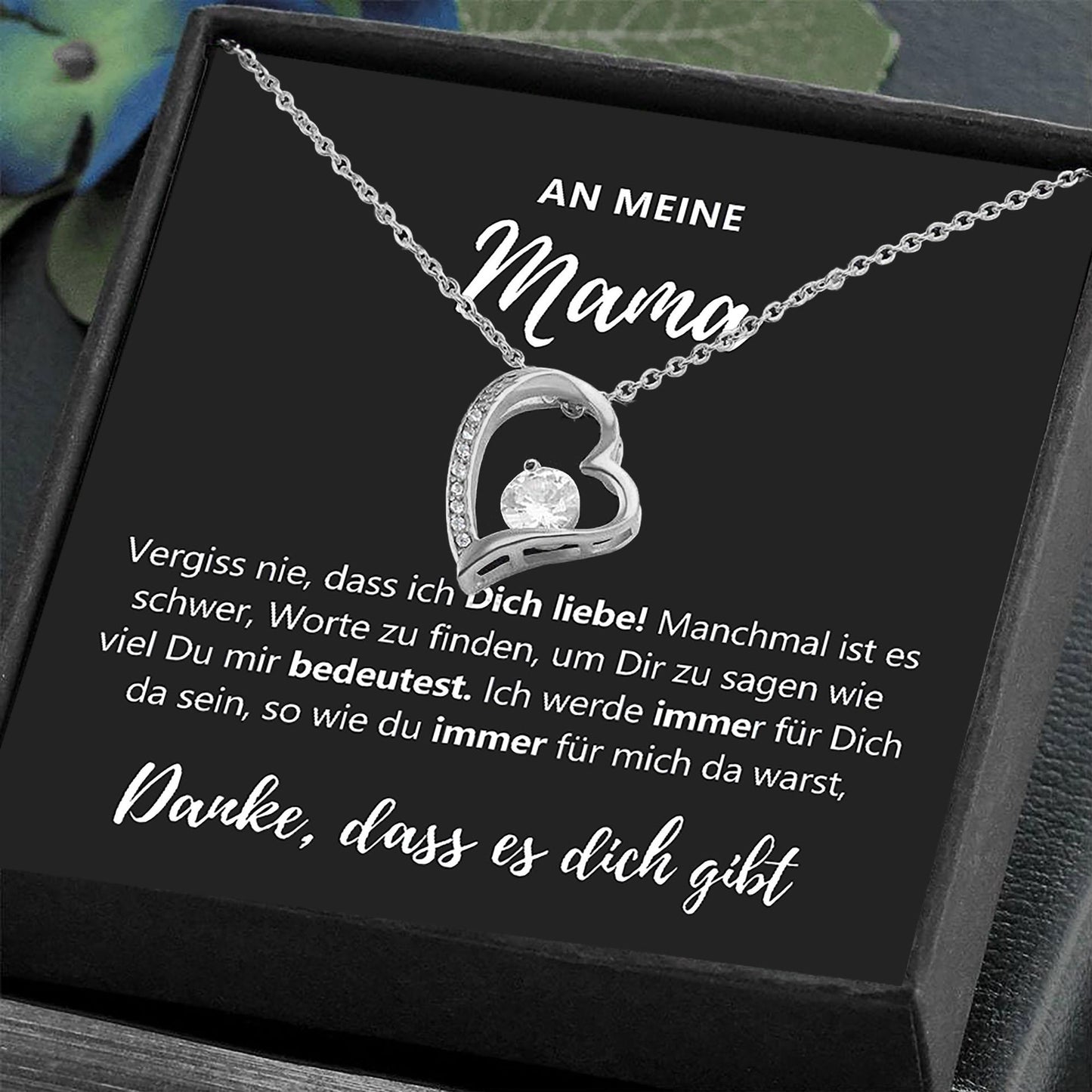Heart Shape Zirconia Necklace - Splashis