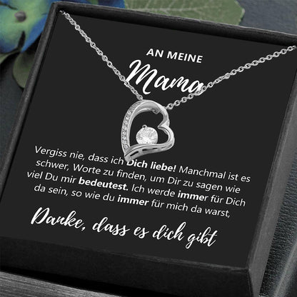 Heart Shape Zirconia Necklace - Splashis