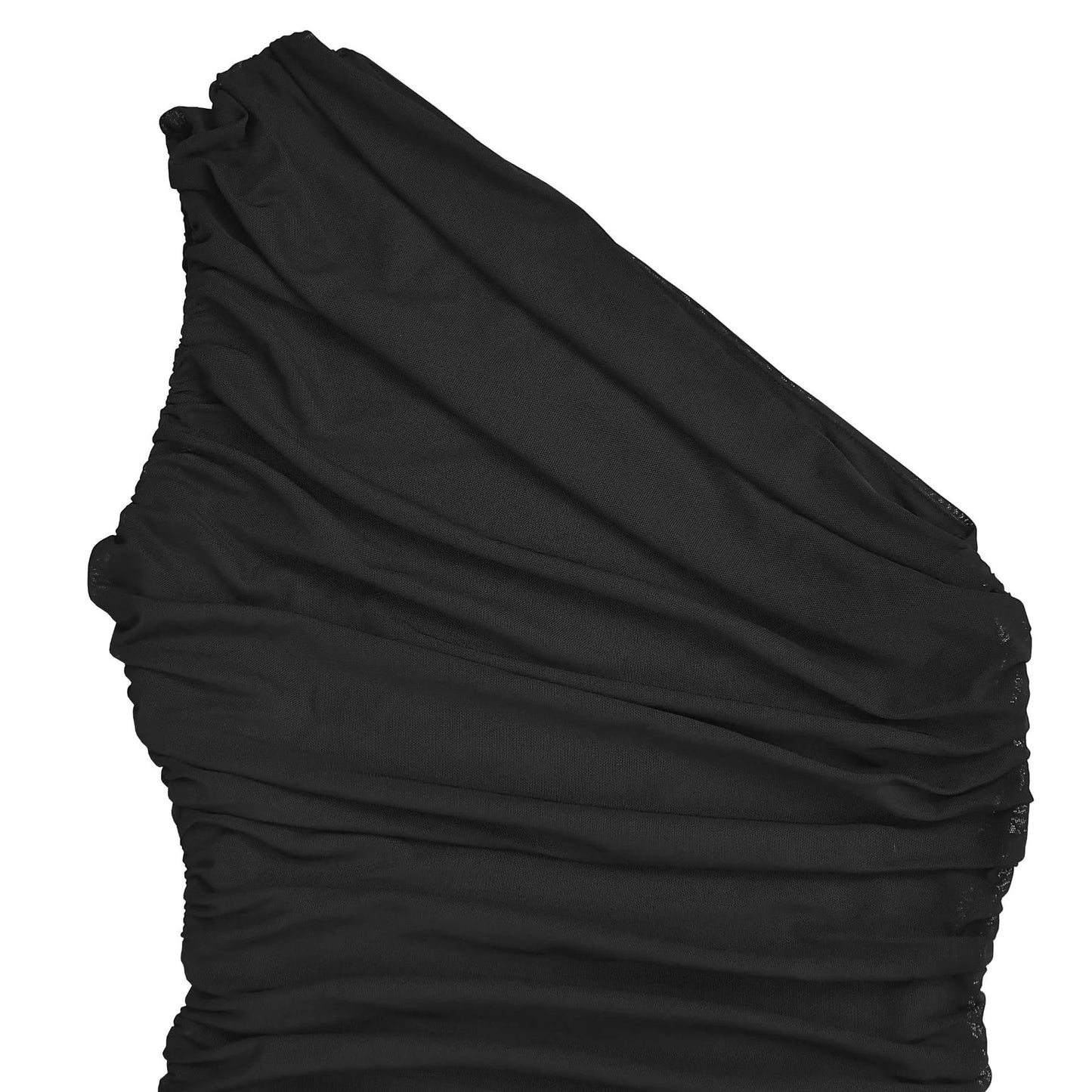 One-Shoulder Ruched Bodycon Maxi Dress-Maxi Dress.-Splashis-Splashis