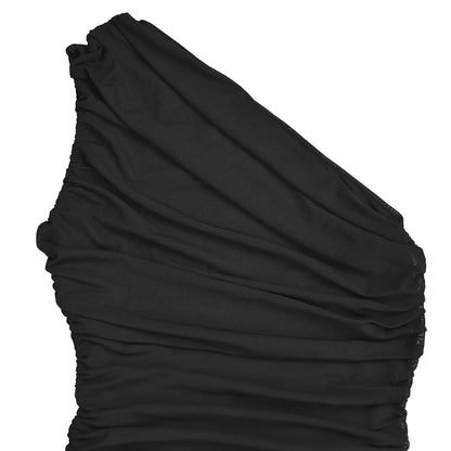 One-Shoulder Ruched Bodycon Maxi Dress-Maxi Dress.-Splashis-Splashis