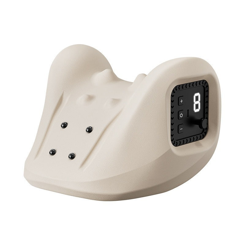 Electric heating massage pillow shown on white background Main image