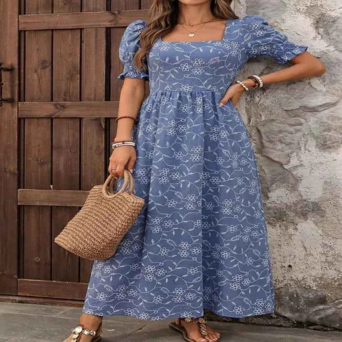 Square neck maxi dress — primary view Main image