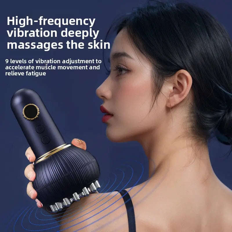 Electric Gua Sha Scraping Massager Splashis 1200mAh massager 40-55 degree massager 5 in 1 massager 5-in-1-therapy-device ABS massager ABS plastic massager acupuncture-alternative adjustable intensity massager adjustable-heat-massager