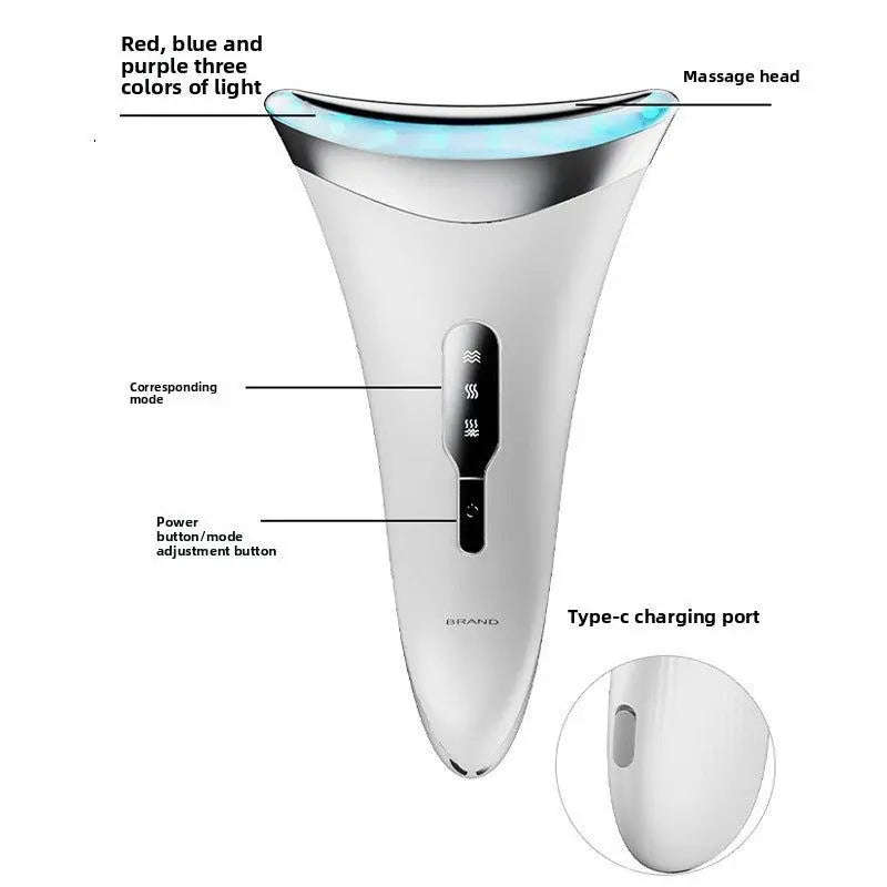 EMS Neck & Face Beauty Massager Splashis affordable NuFACE alternative anti aging neck device anti wrinkle neck treatment best neck massager 2026 EMS beauty device EMS facial toning EMS microcurrent beauty EMS neck massager face and neck