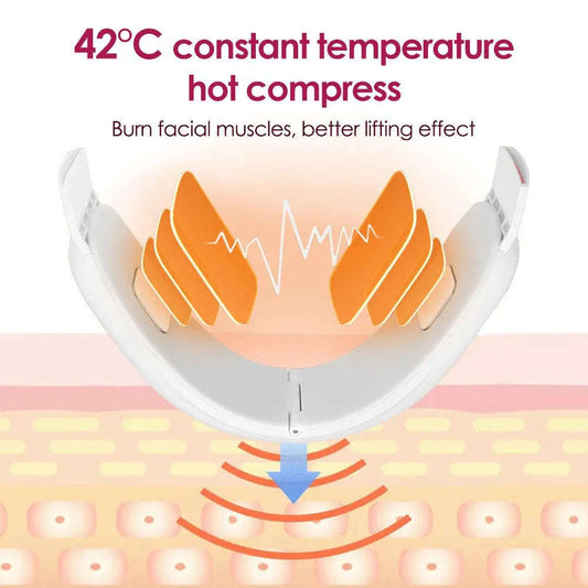 EMS V-Shape Facial Massager Splashis affordable EMS device affordable face lift anti-aging device anti-aging tool anti-wrinkle device at home microcurrent beauty device for women beauty gift idea beauty wand best face massager 2024 best face