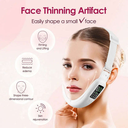 EMS V-Shape Facial Massager Splashis affordable EMS device affordable face lift anti-aging device anti-aging tool anti-wrinkle device at home microcurrent beauty device for women beauty gift idea beauty wand best face massager 2024 best face