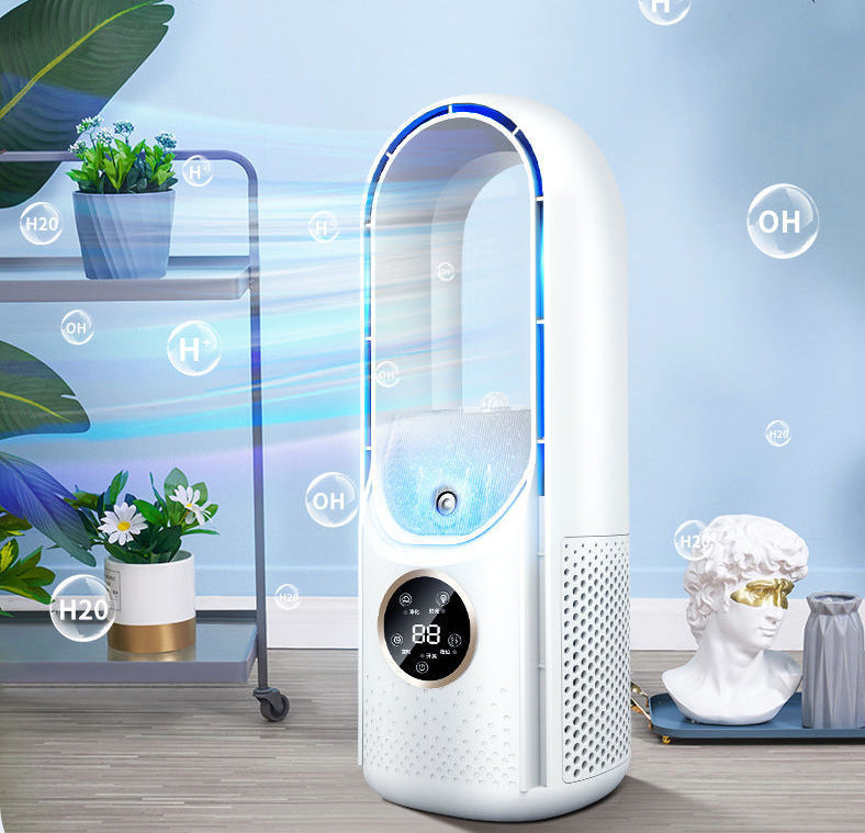 Portable USB leafless air cooler fan view 5