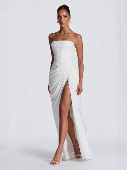 Asymmetrical Off-Shoulder Bodycon Dress - Splashis