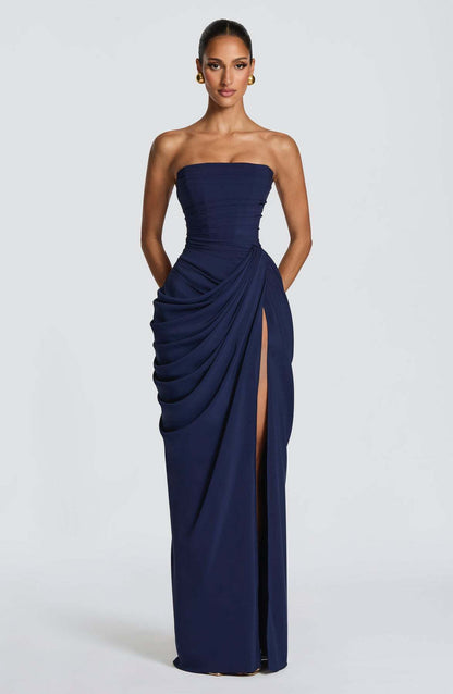 Asymmetrical Off-Shoulder Bodycon Dress - Splashis