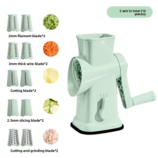 Vegetable cutter safety guard detail