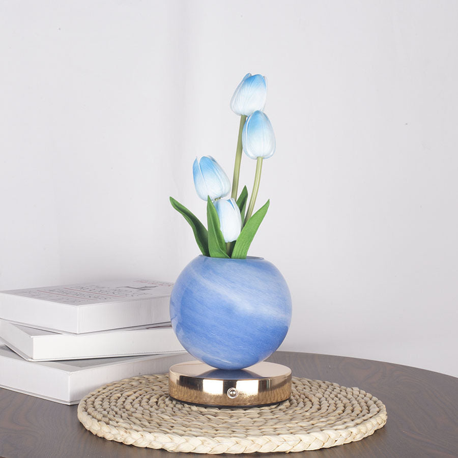Tulip Artificial Flower Table Lamp with USB Charging view 11