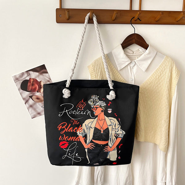 Canvas tote bag print pattern option 2