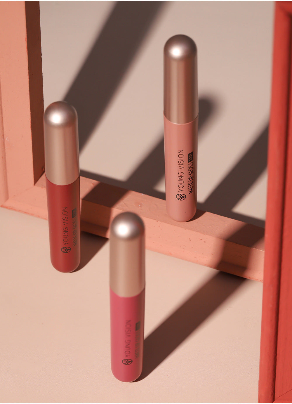 6-Piece Lip Gloss Set - Lipstick-Style Applicators Secondary image