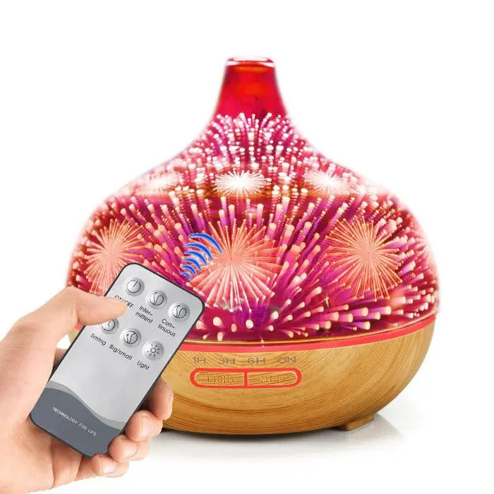 Glow 3D Fireworks Aroma Diffuser-Home Appliance Parts-Splashis-Splashis