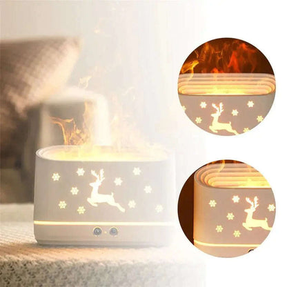 Flame Aroma Diffuser Humidifier Splashis aesthetic home decor affordable diffuser air moisturizer ambient lighting aroma diffuser aromatherapy aromatherapy for sleep aromatherapy humidifier auto shutoff diffuser autoshutoff baby room humidifier