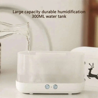 Flame Aroma Diffuser Humidifier Splashis aesthetic home decor affordable diffuser air moisturizer ambient lighting aroma diffuser aromatherapy aromatherapy for sleep aromatherapy humidifier auto shutoff diffuser autoshutoff baby room humidifier