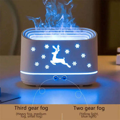 Flame Aroma Diffuser Humidifier Splashis aesthetic home decor affordable diffuser air moisturizer ambient lighting aroma diffuser aromatherapy aromatherapy for sleep aromatherapy humidifier auto shutoff diffuser autoshutoff baby room humidifier