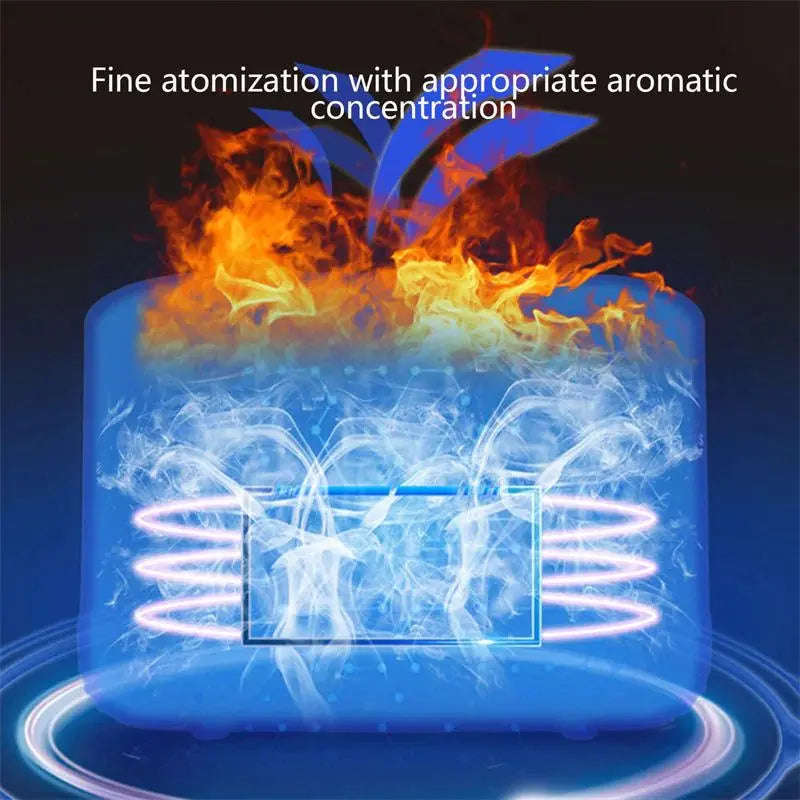 Flame Aroma Diffuser Humidifier Splashis aesthetic home decor affordable diffuser air moisturizer ambient lighting aroma diffuser aromatherapy aromatherapy for sleep aromatherapy humidifier auto shutoff diffuser autoshutoff baby room humidifier