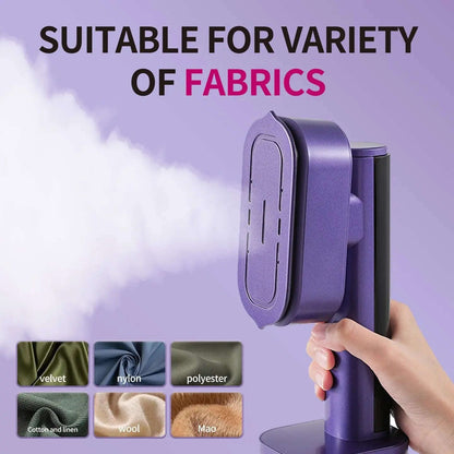 Flex Foldable Garment Steamer Splashis 1300W clothes steamer 6 temperature steamer best portable steamer 2026 compact clothes steamer dual voltage steamer fabric steamer handheld foldable garment steamer foldable travel steamer garment steamer
