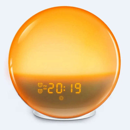 Glow Sunrise Alarm Clock Lamp Splashis 7 color light adjustable brightness aesthetic alarm aesthetic light aesthetic lighting alarm clock lamp ambient light ambient lighting apartment essentials aroma therapy compatible bath light bedroom