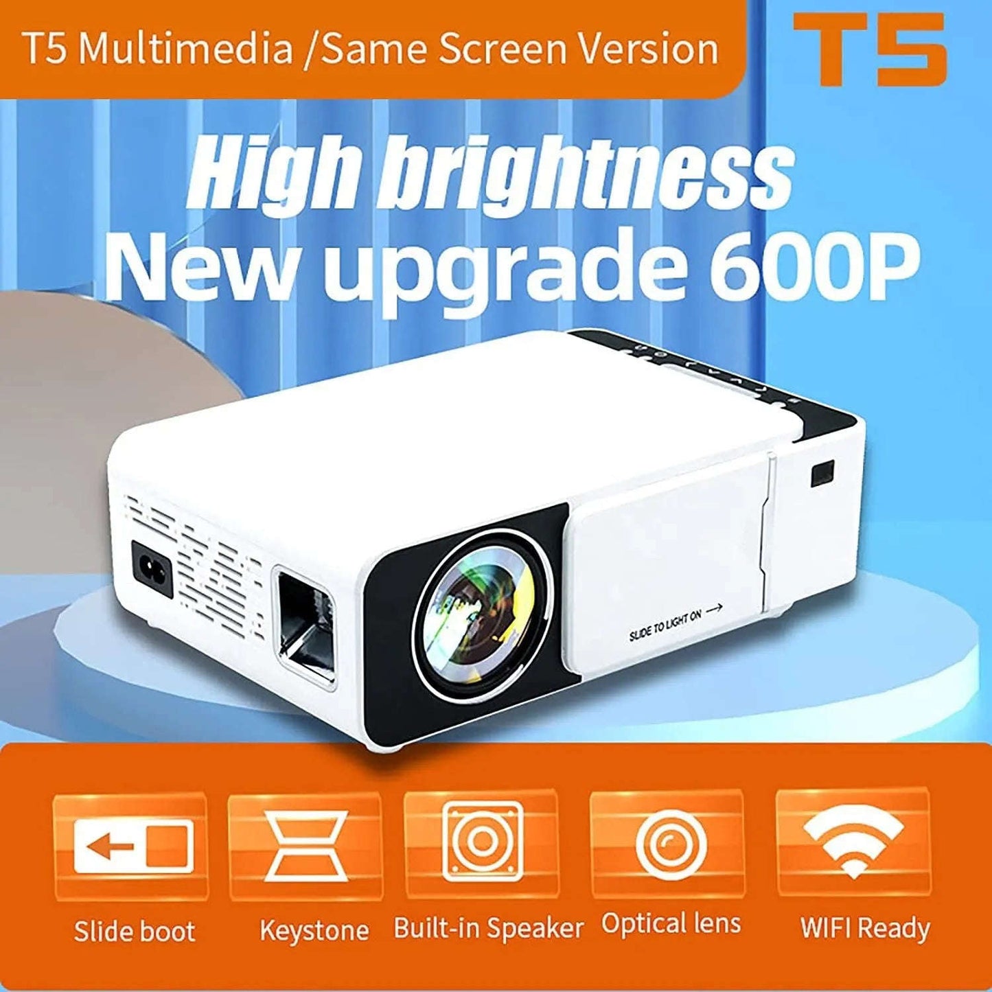 Home Cinema HD Mini Projector Splashis 1080p HD  projector 1080p-projector 2024-projector 55W LED projector affordable-projector apartment-projector backyard-movie-projector bedroom-projector beginner  projector best mini  projector