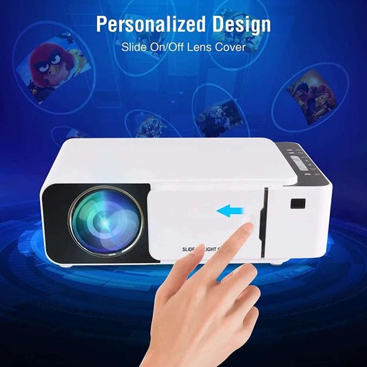 Home Cinema HD Mini Projector Splashis 1080p HD  projector 1080p-projector 2024-projector 55W LED projector affordable-projector apartment-projector backyard-movie-projector bedroom-projector beginner  projector best mini  projector