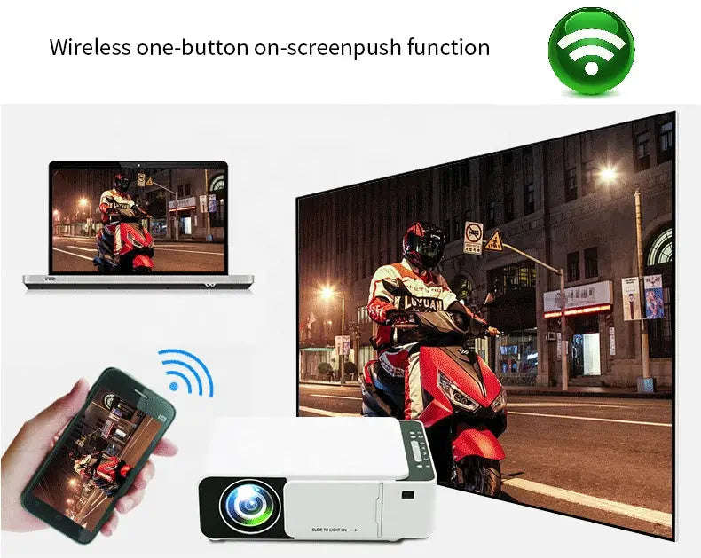 Home Cinema HD Mini Projector Splashis 1080p HD  projector 1080p-projector 2024-projector 55W LED projector affordable-projector apartment-projector backyard-movie-projector bedroom-projector beginner  projector best mini  projector