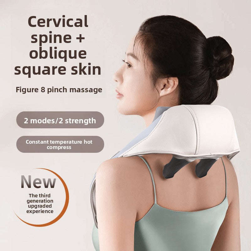 Infrared Neck & Shoulder Massager Splashis 2-speed 3D-kneading acupressure-massager acupressure-points acute-pain adjustable-heat adjustable-intensity adjustable-straps alignment-help anatomical-fit anxiety-reducer anywhere-relief