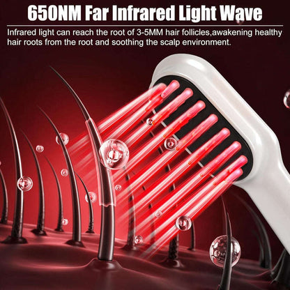 Laser scalp Therapy Comb Splashis 9-speed-massager adjustable-intensity advanced-technology affordable-luxury age-related-thinning aging-reversal alopecia-treatment anagen-activation anti-hair-loss anti-inflammatory antibacterial-therapy