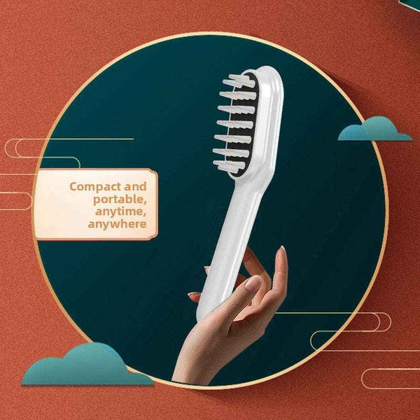 Vibrating scalp massage comb with light — additional view 3