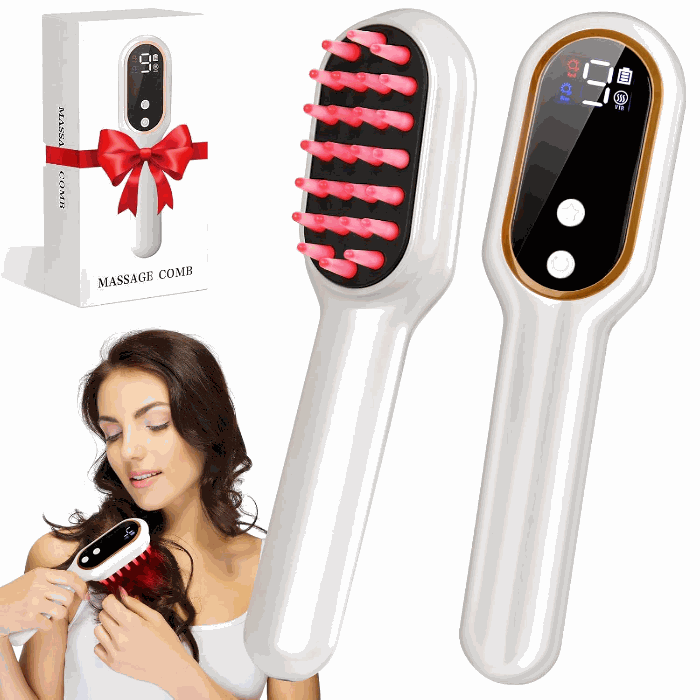 Laser scalp Therapy Comb Splashis 9-speed-massager adjustable-intensity advanced-technology affordable-luxury age-related-thinning aging-reversal alopecia-treatment anagen-activation anti-hair-loss anti-inflammatory antibacterial-therapy