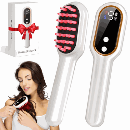 Laser scalp Therapy Comb Splashis 9-speed-massager adjustable-intensity advanced-technology affordable-luxury age-related-thinning aging-reversal alopecia-treatment anagen-activation anti-hair-loss anti-inflammatory antibacterial-therapy